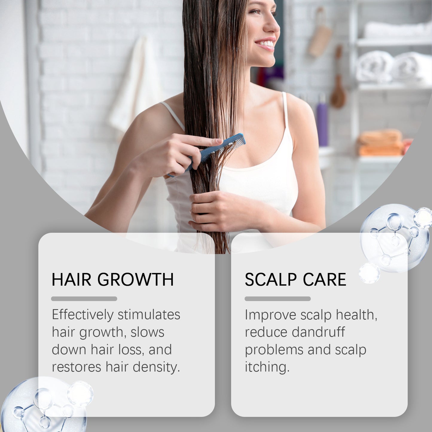 Serum para el crecimiento del cabello